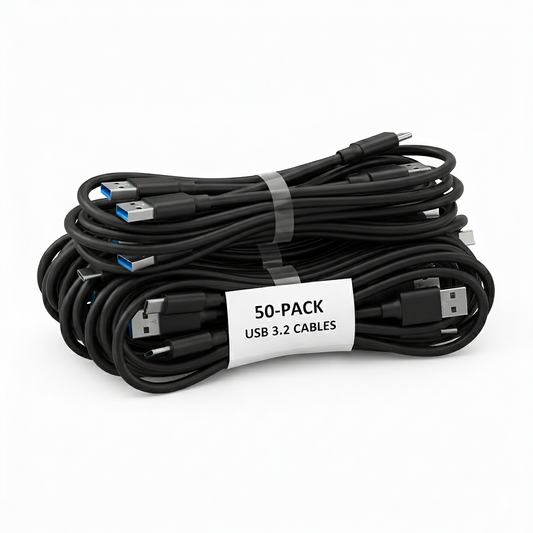 [50Pack, 3.3 FT] USB 3.2 to USB A to Type C Cable, iphone, Pixel, Samsung Fast Charge Cable