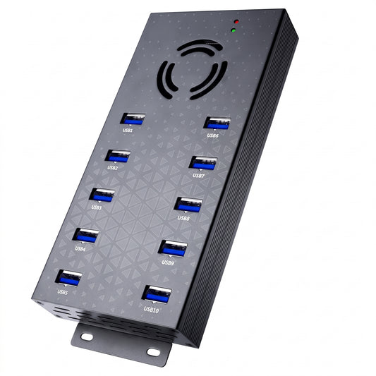 USB 3.0 - 10 Ports Powered USB Hub - Programmable